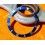 ROLEX RARE INSERT GRADUE LUNETTE BLEU MONTRE SUBMARINER DATE 16613, 16618, 16803, 16808 PERLE TRITIUM
