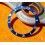 ROLEX RARE INSERT GRADUE LUNETTE BLEU MONTRE SUBMARINER DATE 16613, 16618, 16803, 16808 PERLE TRITIUM