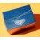 HEUER RARE VINTAGE WATCH BOX BLUE PLASTIC GOLD DETAILING Monaco, Autavia, Carrera, Silverstone