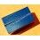 HEUER RARE VINTAGE WATCH BOX BLUE PLASTIC GOLD DETAILING Monaco, Autavia, Carrera, Silverstone