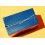 HEUER RARE VINTAGE WATCH BOX BLUE PLASTIC GOLD DETAILING Monaco, Autavia, Carrera, Silverstone