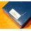 HEUER RARE VINTAGE WATCH BOX BLUE PLASTIC GOLD DETAILING Monaco, Autavia, Carrera, Silverstone