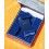 HEUER RARE VINTAGE WATCH BOX BLUE PLASTIC GOLD DETAILING Monaco, Autavia, Carrera, Silverstone