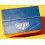 HEUER RARE VINTAGE WATCH BOX BLUE PLASTIC GOLD DETAILING Monaco, Autavia, Carrera, Silverstone