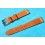 BRACELET 18mm DE MONTRES VINTAGES EN CUIR ITALIEN AUTHENTIQUE COULEUR TABAC