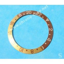 ROLEX VINTAGE FAT FONT FADED INSERT MONTRES ANCIENNES GMT MASTER 16753, 16758, 1675/3, 1675/8 Rootbeer