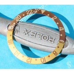 Rolex Vintage FAT FONT 70's GMT Two Tone 16753, 16758, 1675/3, 1675/8, 16750 Root Beer Faded bezel Insert