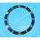 ROLEX RARE INSERT NOIR MONTRES 168000, 16800, 16610 SUBMARINER DATE PERLE LUMINOVA