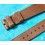 BRACELET 20mm DE MONTRES VINTAGES EN CUIR ITALIEN AUTHENTIQUE COULEUR CHOCOLAT CACAO