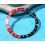 ROLEX INSERT GRADUE 24H DE LUNETTE MONTRES GMT MASTER 16700, 16710, 16760 FAT LADY COKE