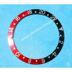 Rolex Graduated 24H bezel watch Insert Red & black GMT Master II 16710, 16700, 16760 Sofia Loren, Fat Lady OEM Original