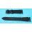 BRACELET 20mm DE MONTRES VINTAGES EN CUIR ITALIEN AUTHENTIQUE COULEUR NOIR CHARBON