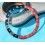 Rolex Graduated 24H bezel watch Insert Faded Red & black GMT Master II 16710, 16700, 16760 Sofia Loren, Fat Lady OEM Original