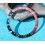 Rolex Graduated 24H bezel watch Insert Faded Red & black GMT Master II 16710, 16700, 16760 Sofia Loren, Fat Lady OEM Original
