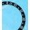 Rolex GMT Master All Black watch Black color S/S 16700, 16710, 16760 Bezel 24H Insert Part FAT FONT