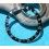 ROLEX 90's ALL BLACK NOIR FAT FONT INSERT GRADUE 24H LUNETTE MONTRES GMT MASTER 16700, 16710, 16760