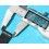 BRACELET 18mm DE MONTRES VINTAGES EN CUIR ITALIEN AUTHENTIQUE COULEUR NOIR CHARBON