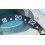 Rolex GMT Master All Black watch Black color S/S 16700, 16710, 16760 Bezel 24H Insert Part FAT FONT SERIFS