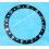 Rolex GMT Master All Black watch Black color S/S 16700, 16710, 16760 Bezel 24H Insert Part FAT FONT SERIFS