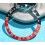 Rolex GMT Master Coke watch Red & Black color S/S 16700, 16710, 16760 Bezel 24H Insert Part FAT FONT FADED