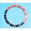Rolex GMT Master Coke watch Red & Black color S/S 16700, 16710, 16760 Bezel 24H Insert Part FAT FONT FADED