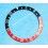 Rolex GMT Master Coke watch Red & Black color S/S 16700, 16710, 16760 Bezel 24H Insert Part FAT FONT FADED