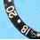 Rolex GMT Master All Black watch Black color S/S 16700, 16710, 16760 Bezel 24H Insert Part FAT FONT
