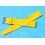 Vintage Yellow Watch 70's 16mm ALASKA Tropic SUB Dive Strap New Old Stock Watch Band nos