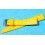 Vintage Yellow Watch 70's 16mm ALASKA Tropic SUB Dive Strap New Old Stock Watch Band nos