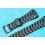 BRACELET MAILLONS CAOUTCHOUC 20mm MONTRES BOUCLE ARDILLON ACCESSOIRES MONTRES