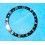 Rolex GMT Master All Black watch Black color S/S 16700, 16710, 16760 Bezel 24H Insert Part FAT FONT