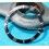 ROLEX RARE INSERT FADED BLEU-GRIS MONTRES 168000, 16800, 16610 SUBMARINER DATE PERLE LUMINOVA