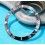 ROLEX RARE INSERT FADED BLEU-GRIS MONTRES 168000, 16800, 16610 SUBMARINER DATE PERLE LUMINOVA