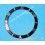 ROLEX RARE INSERT FADED BLEU-GRIS MONTRES 168000, 16800, 16610 SUBMARINER DATE PERLE LUMINOVA