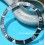 ROLEX RARE INSERT FADED BLEU-GRIS MONTRES 168000, 16800, 16610 SUBMARINER DATE PERLE LUMINOVA