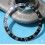 Rolex GMT Master All Black watch Black color S/S 16700, 16710, 16760 Bezel 24H Insert Part FAT FONT SERIFS