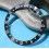 Rolex GMT Master All Black watch Black color S/S 16700, 16710, 16760 Bezel 24H Insert Part FAT FONT SERIFS
