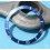 Rolex Faded Submariner Date 18k Gold & 16613, 16803, 16808, 16618 Watch Bezel Blue Insert Graduated