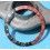 Rolex GMT Master Coke watch Faded Pink & Black color S/S 16700, 16710, 16760 Bezel 24H Insert Part FAT FONT SERIFS