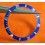 INSERT DE LUNETTE ROLEX SUBMARINER BLEU OR REF 16613-16618-16803-16808