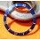 ROLEX RARE INSERT GRADUE LUNETTE BLEU MONTRES SUBMARINER DATE 16613, 16618, 16803, 16808 PERLE LUMINOVA