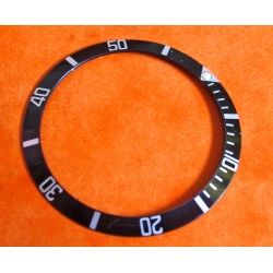 BLACK FAT FRONT ROLEX SUBMARINER BEZEL INSERT 5513 - 1680 - 5512 -1665 TRITIUM PEARL