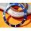 ROLEX RARE INSERT GRADUE LUNETTE BLEU KLEIN MONTRE SUBMARINER DATE 16613, 16618, 16803, 16808 PERLE TRITIUM