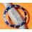 ROLEX RARE INSERT GRADUE LUNETTE BLEU MONTRES SUBMARINER DATE 16613, 16618, 16803, 16808 PERLE LUMINOVA