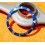 ROLEX RARE INSERT GRADUE LUNETTE BLEU MONTRES SUBMARINER DATE 16613, 16618, 16803, 16808 PERLE LUMINOVA