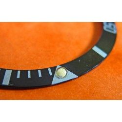 Amazing BLACK FAT FRONT ROLEX SUBMARINER BEZEL INSERT 5513 - 1680 - 5512 -1665 TRITIUM PEARL