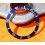 ROLEX RARE INSERT GRADUE LUNETTE BLEU MONTRES SUBMARINER DATE 16613, 16618, 16803, 16808