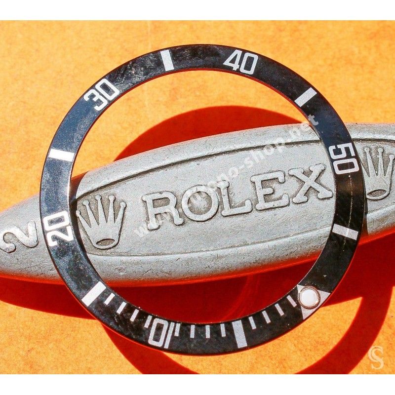 ROLEX INSERT GRADUE DE MONTRES VINTAGES SEA-DWELLER 16600, TRIPLE SIX 16660 PERLE LUMINOVA