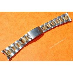 Genuine Rolex Tutone 78363 18K/SS Buckle Clasp 20mm Band bracelet Parts 16713 16523 heavy links bitons