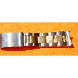 Genuine Rolex Tutone 78363 18K/SS Buckle Clasp 20mm Band bracelet Parts 16713 16523 heavy links bitons